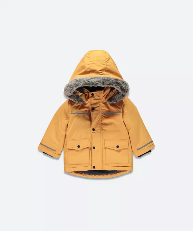 Boys Yellow Hooded